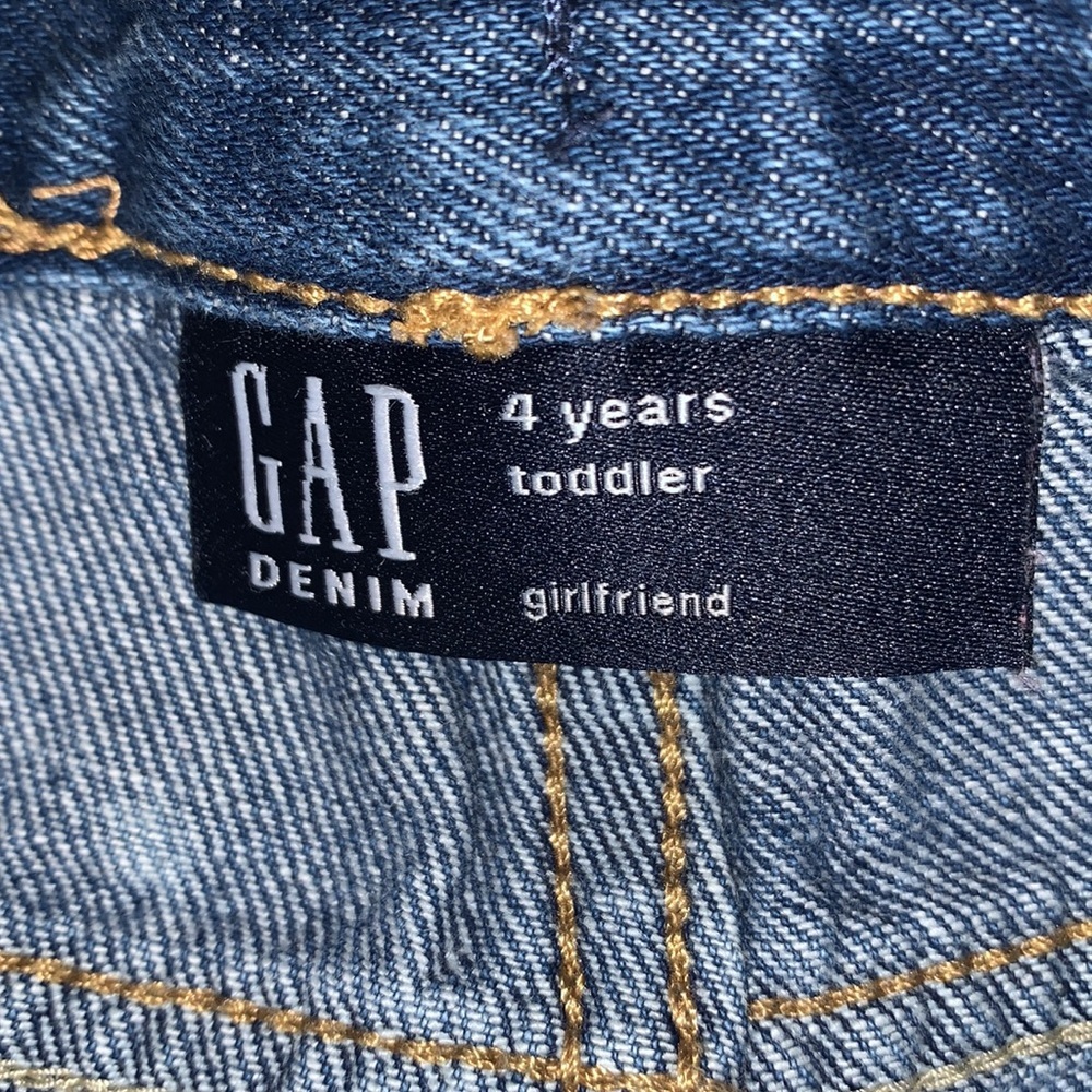 Gap Girlfriend Embellished Patches Jean Size 4 - Picture 9 of 12